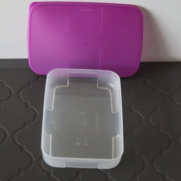 Tupperware Large and Medium Square Container Set - Picture 6 of 8